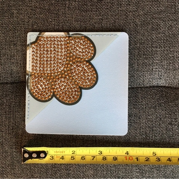 Diamond Art Paw Print Corner Bookmark, Neutral, Sparkly, Bling (TAN/BROWN) - Picture 10 of 16